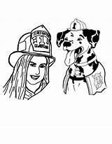 Coloring Dog Firefighter Fire Pages Sparkles Dayna Safety Dalmatian Color Comments sketch template