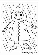 Raincoat Rainy Iheartcraftythings sketch template