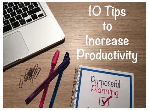 tips  increase productivity