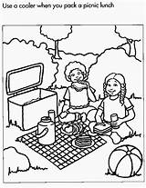 Food Safety Coloring Pages Cb sketch template