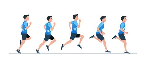 human running animation
