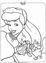 Cendrillon Princesas Princesses Princesse Princesa Souris Colouring Cinderella Coloriages Voto Gostou sketch template