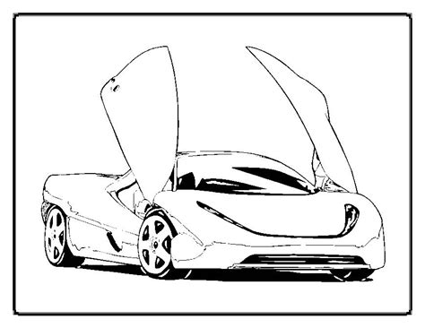 real cars coloring pages