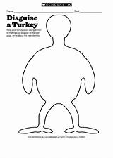 Turkey Disguise Scholastic Pdf Printable Template sketch template