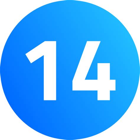 number  generic circular icon