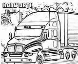 Coloring Truck Pages Kenworth Trucks Big Kids T2000 Colouring Car Mack Cars Book These Boys Books Choose Board Rig Explore sketch template