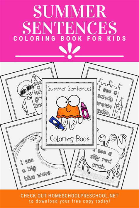 printable summer coloring pages  kindergarten preschool