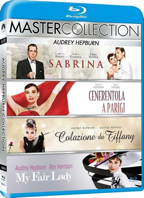 Audrey Hepburn Collection 4 Blu Ray Box Set Bluray Italian Import
