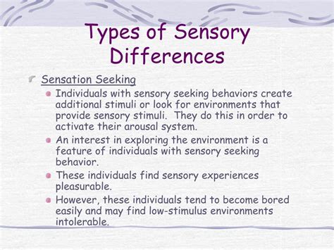 Ppt Sensory Processing Differences Powerpoint Presentation Free