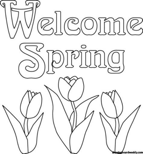 day  spring coloring page spring coloring pages spring