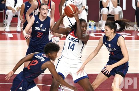 photo usa vs serbia women s basketball semifinal at the tokyo olympics