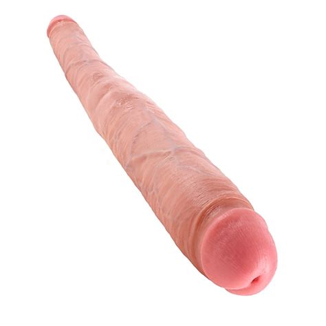 king cock 16 inch tapered double ender flesh sex toys at adult empire