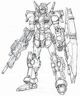 Gundam Coloring Mech Agito666 Exia Wing Anime sketch template