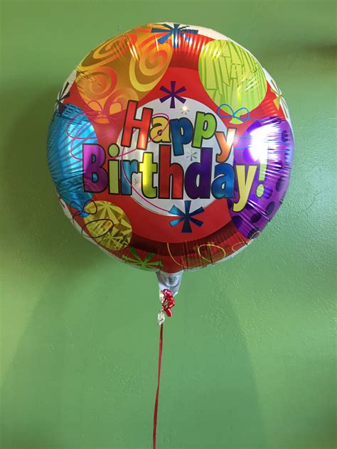 happy birthday mylar balloon  lizs flowers