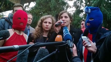 Pussy Riot Activist Defies Russian Travel Ban Bbc News