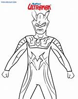 Ultraman sketch template