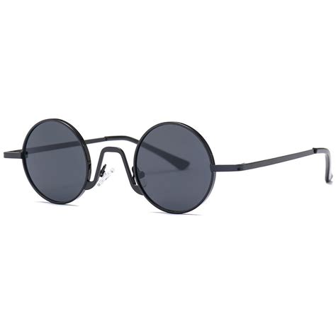 vintage round polarized hippie sunglasses small circle sun glasses for
