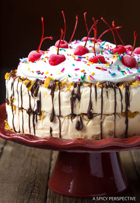 Mexican Fried Ice Cream Cake A Spicy Perspective