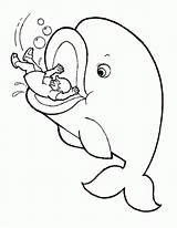 Jonah Whale Homer Getcolorings sketch template