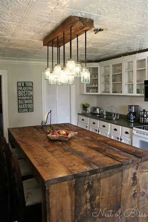 32 simple rustic homemade kitchen islands