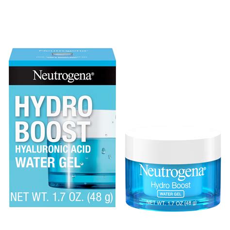 neutrogena hydro boost hyaluronic acid water gel face moisturizer  oz walmartcom