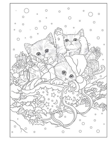 cat dreaming coloring pages