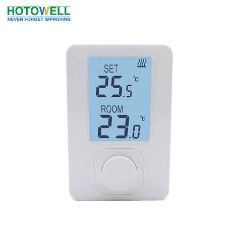surface mounted wired gas boiler heating thermostat