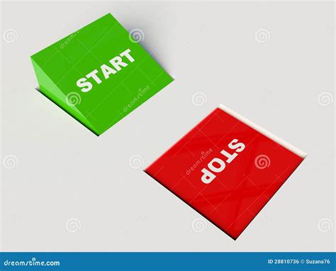 stop  start buttons stock illustration illustration  communication