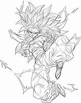 Caulifla Ssj3 Saiyan Dbz Goku sketch template