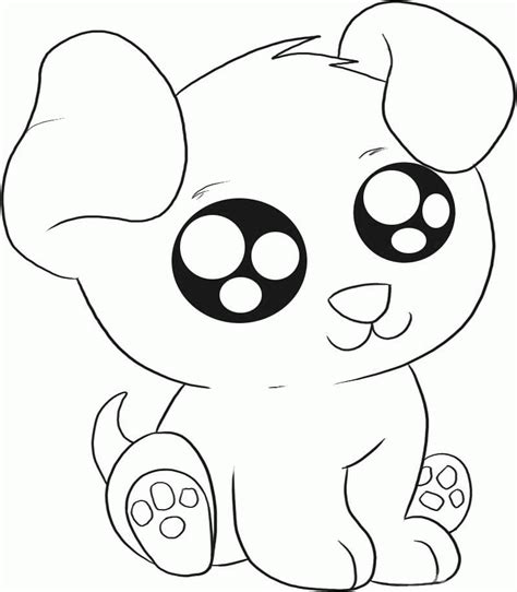 coloring pages cartoon puppy coloring pages