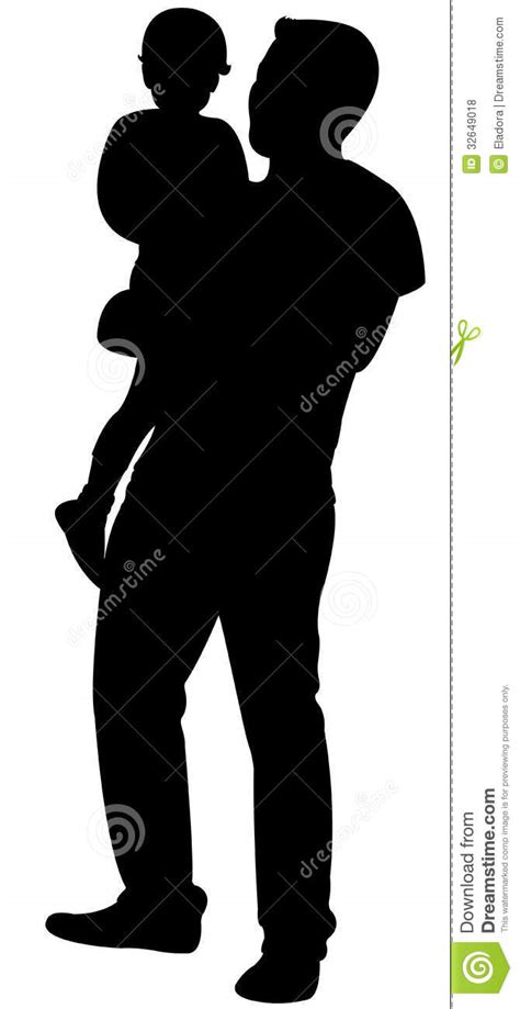 father and daughter together stock vector illustration