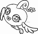 Monsters Moshi Flying Wecoloringpage sketch template