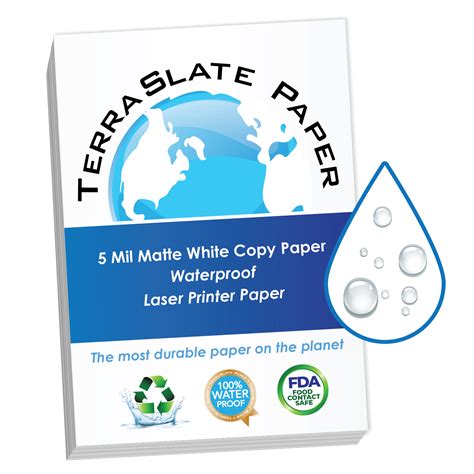 waterproof printer paper weatherproof paper underwater paper