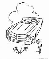 Coloring Pages Car Printable Cars Convertible Kids Fast Cabrio Sheets Mercedes Color Peterbilt Print Vehicles Go Raising Library Clipart Popular sketch template