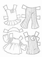 Baby Paper Coloring Book Dolls Doll Missy Miss Tender Clothes sketch template