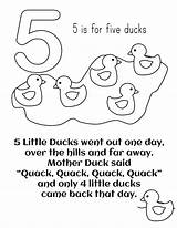 Ducks Little Song Duck Poems Quack Songs Said Mother Went Over Far Away Came Poem Hill 2s Toddler Ms Back sketch template