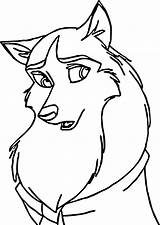 Balto Jenna Coloring Pages Getdrawings Color Getcolorings sketch template