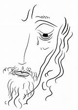 Jesus Christ Face Sketch Drawing Boubin Michal Easy Tears Drawings God Wept Paintingvalley Collection Sketches Back 2nd Uploaded October Which sketch template