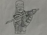 Mortal Kombat Kenshi Drawing Deviantart sketch template