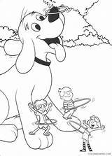 Coloring4free Clifford Coloring Dog Printable Pages Red Big Related Posts sketch template