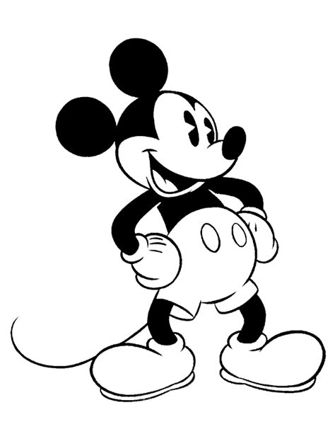 mickey mouse coloring page coloring pages printable