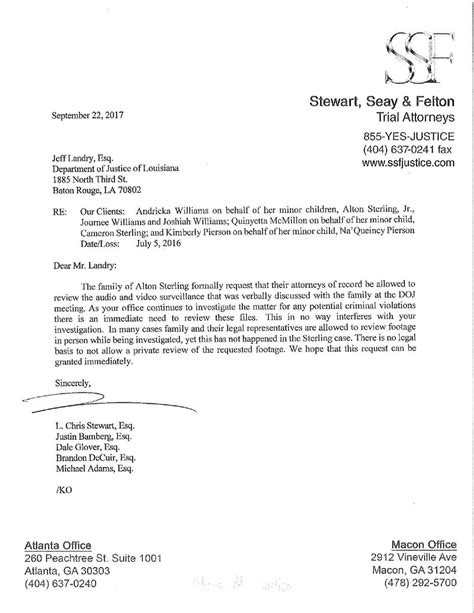 sterling lawyers letter  attorney general jeff landry theadvocatecom
