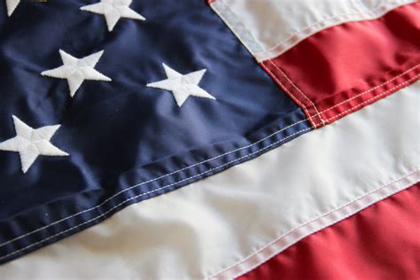 stock photo  close   american flag