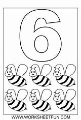 Number Coloring Pages Getcolorings Printable Color Counting sketch template