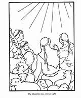 Shepherds Nativity Shepherd Traveling Sheep Telling Wisemen Angles Popular Codes Insertion sketch template