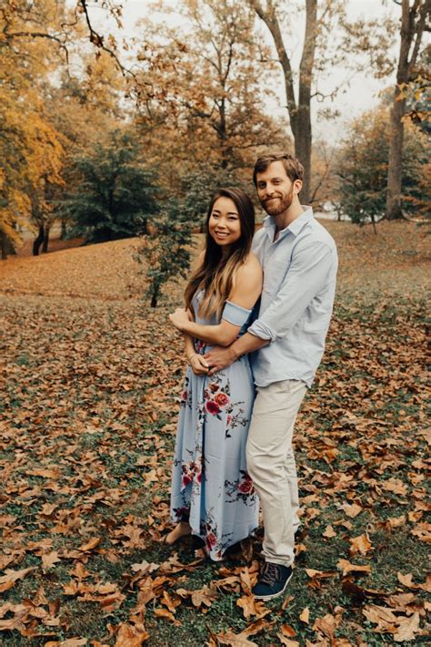 fall leaves engagement shoot popsugar love and sex photo 24