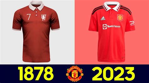 manchester united mez toertenelem mezek toertenete  az man united kit evolucioja