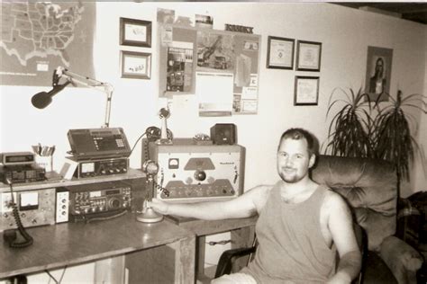 kb0p s amateur radio ham shack