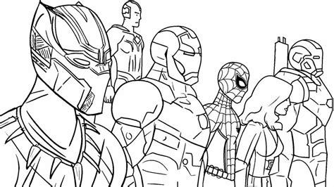 avengers coloring pages easy  hard pages print color craft