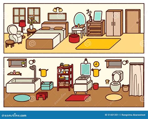 set  adjustable interior furniture design stock illustration illustration  infographics